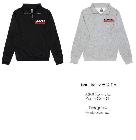 Adult - CSRA 1/4 Zip - Embroidered