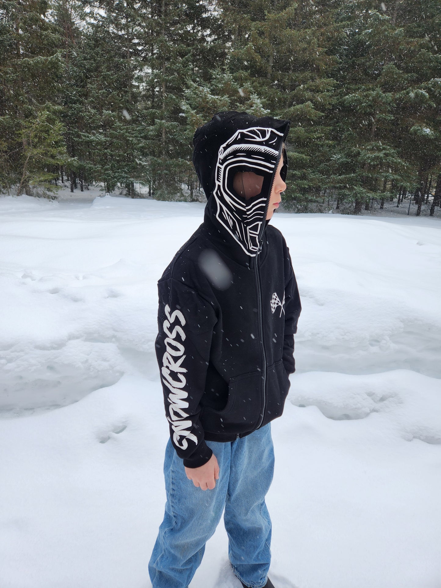 Full-Face Zip Hoodie