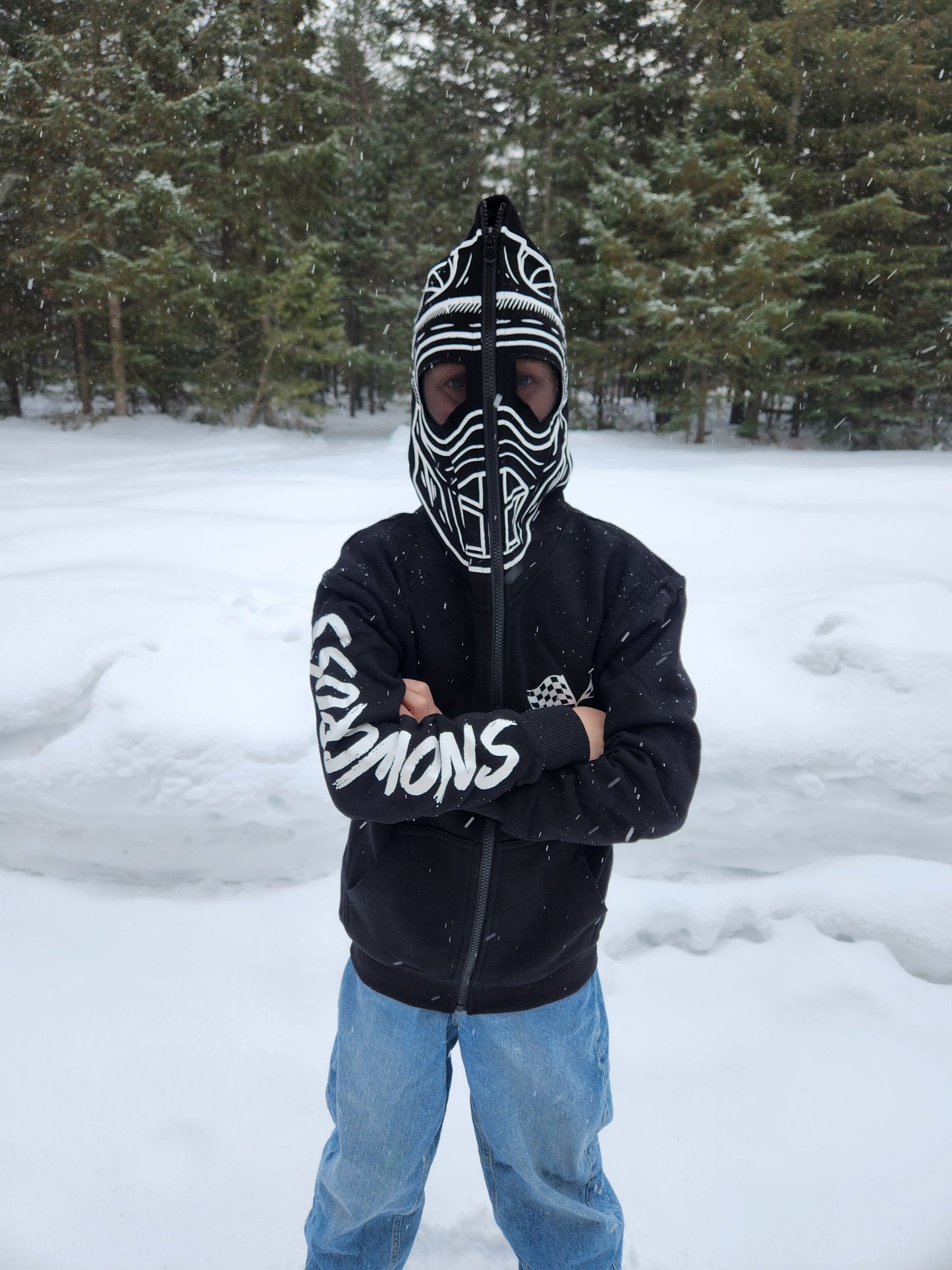 Full-Face Zip Hoodie