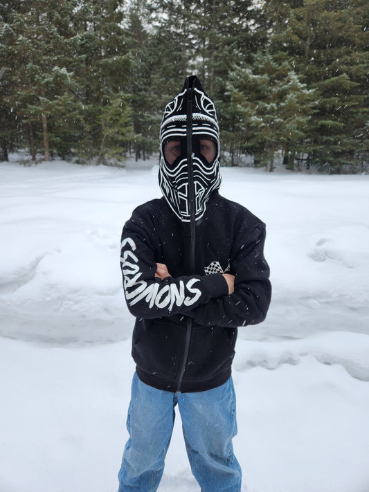 Full-Face Zip Hoodie